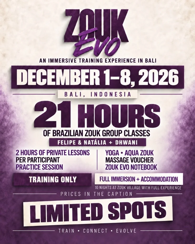 Program flyer for December 2026 (1–8 December)